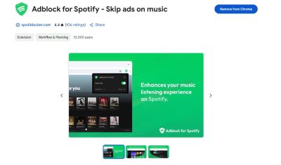 adblock for spotify extension