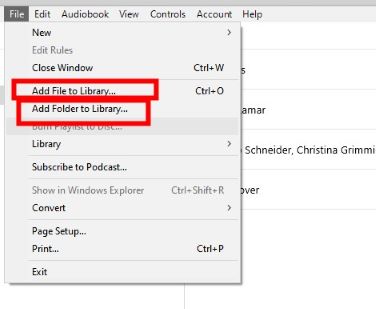 add file to library on itunes