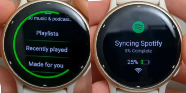 add spotify music to garmin watch