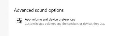 advanced sound options on windows