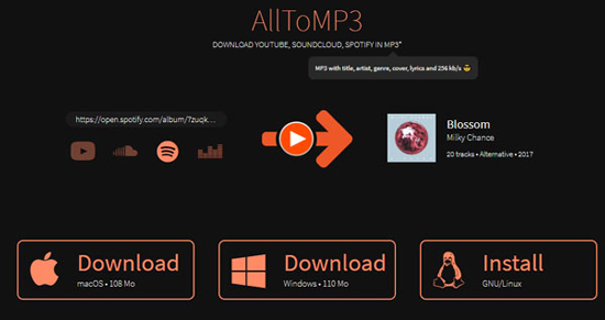 spotify link to mp3 converter online