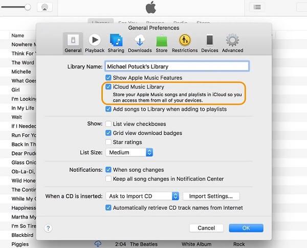 set apple music on mac