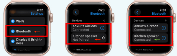 connect airpods to apple watch