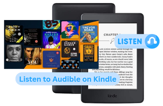 audible on kindle