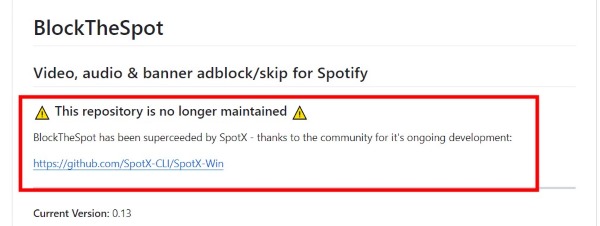 blockthespot claims to be replaced by spotx