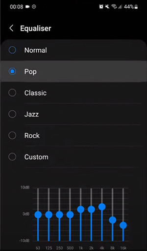 change eq on apple music android