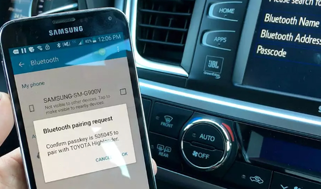 connect phone to car bluetooth