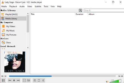 control playback on vlc