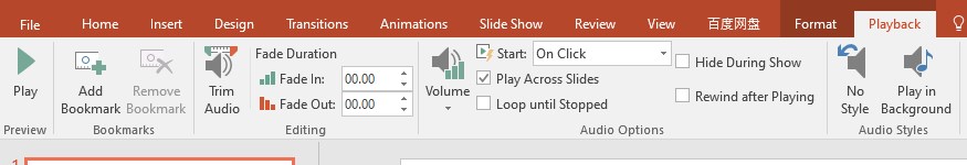 control spotify playback in powerpoint