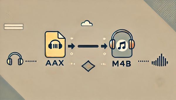 convert aax to m4b