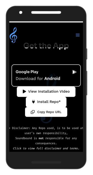 tap on copy repo url