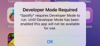 developer mode on iphone