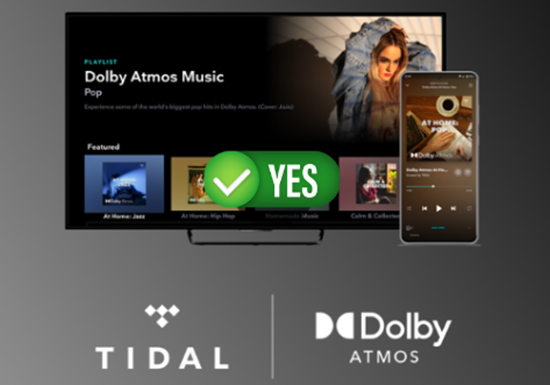 does tidal have dolby atmos