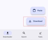 download button in spowlo