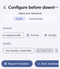 download parameters of spowlo