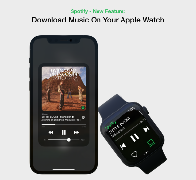 download spotify from phone to apple watch