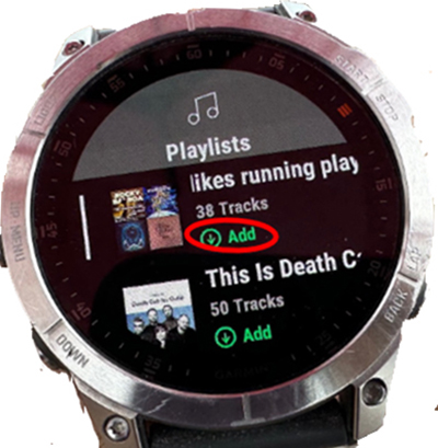 download spotify music to garmin watch