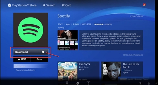 Spotify - How to Download and Play Spotify on PS4