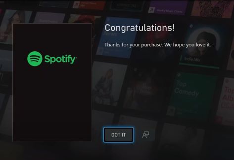 Download Spotify on Xbox