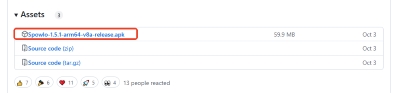 download spowlo apk file on github