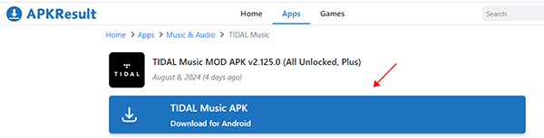 download tidal mod apk