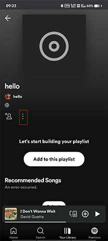 Edit information of Spotify playlist