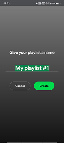 Edit the name of Spotify playlist