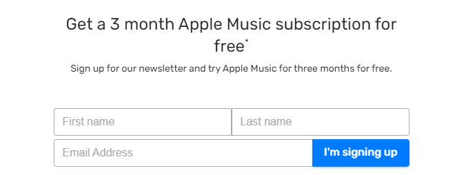 free apple music code for existing users