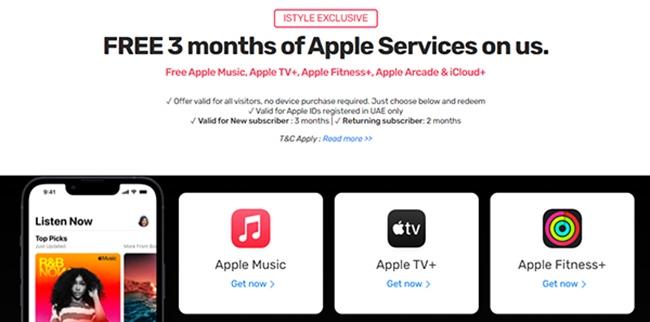 get free apple music istyle