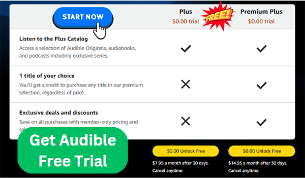 audible free trial