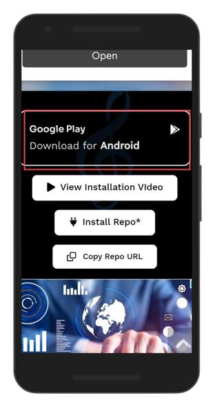 tap google play to install soundbound