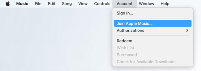 join apple music on mac