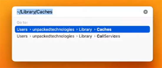 access library cache mac