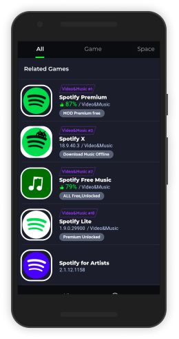 list of spotify mod apks jojoy