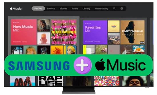 play apple music on samsung tv