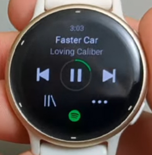 play spotify music on garmin watch