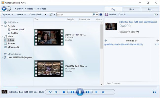 play itunes m4v on windows media player