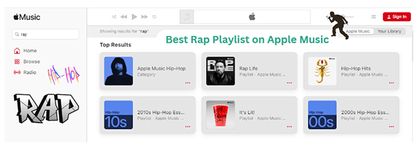 best rap apple music playlist