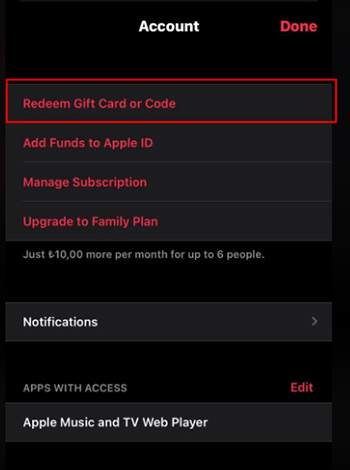 redeem best buy apple music code