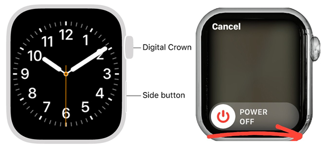 reset apple watch to fix black screen