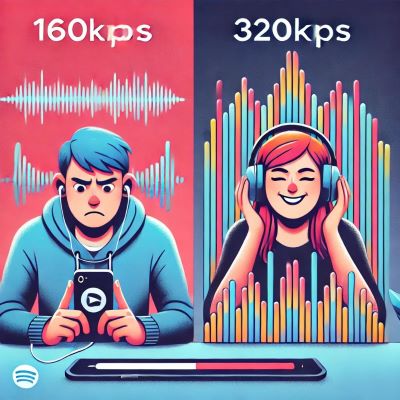 spotify free lower sound quality