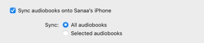 sync audible books to iphone