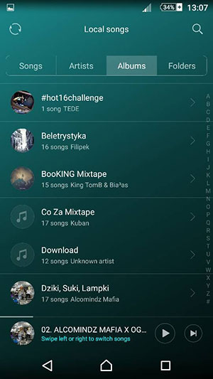 How Play Spotify on P20 Lock Screen Music Player
