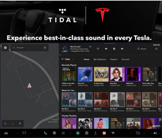 what is tidal on tesla