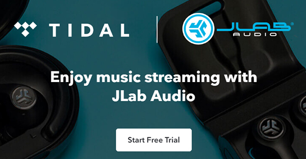 tidal music 3 months free via jlab