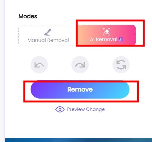 use ai removal to remove watermark