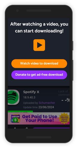 watch ads to download spotify x