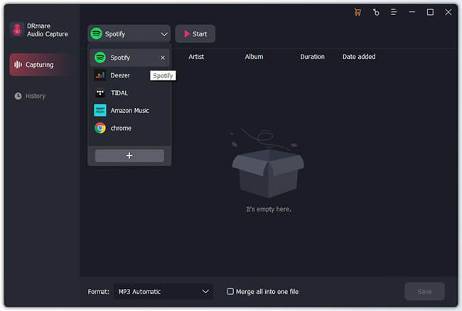 drmare spotify to mp3 recorder